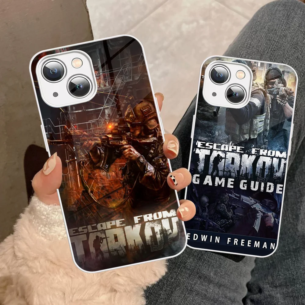 Escape From Tarkov Phone Case For IPhone 14 13 12 Mini 11 Pro XS Max X XR 14 Plus Tempered Glass Cover