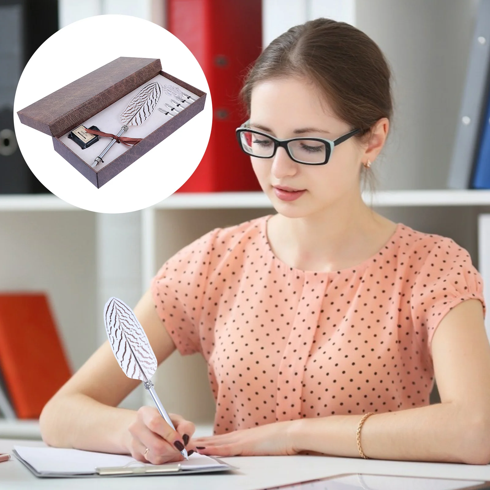 

Dip Pen Kit Superior Control Stability Smooth Surface Light Ink Flow Meaningful Gift Dip Pen Kit