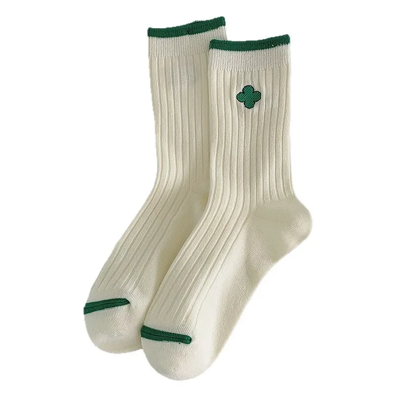 10 أزواج من الجوارب النسائية المعلقة للربيع والخريف جوارب أنبوبية متوسطة غير رسمية مريحة للنساء جوارب نسائية قابلة للتنفس