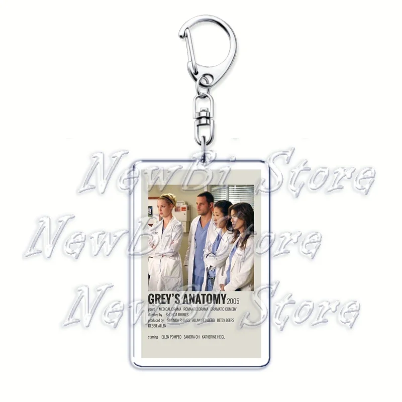 Popular ClassicTV Show Keychains Friends Mean Girls Pendant Keyring for Accessories Bag Key Chain Ring Jewelry Gifts