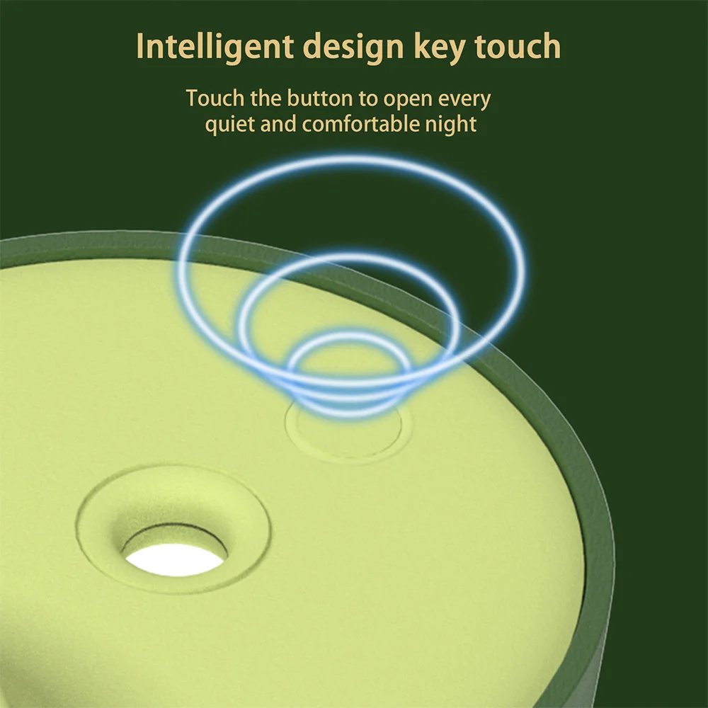 1 шт., 240 мл, портативный USB беспроводной увлажнитель для ароматерапии с авокадо-очиститель воздуха для спальни с шеппером, тихая работа, ночь