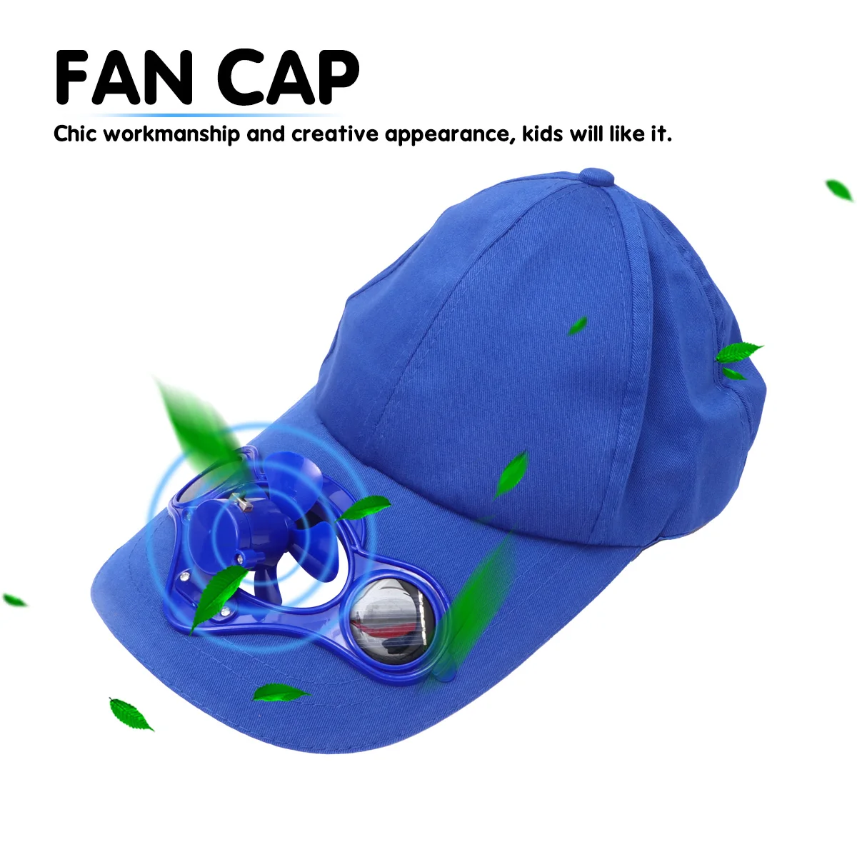 

1pc Cotton Fan Hat Kids Summer Sun Block Storage Lightweight Children Cap Summer Supplies Ride Style