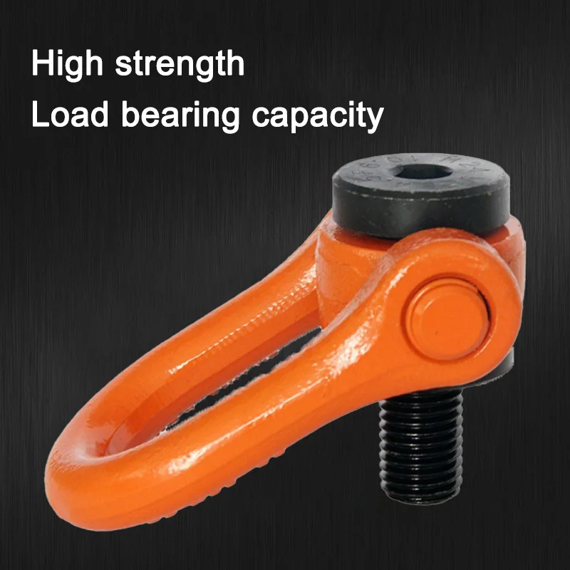 Anillo de elevación giratorio de acero de aleación G80, anillos de elevación giratorios con rodamiento de bolas, anillos giratorios de aparejo YDS, pernos de ojo giratorios para elevación