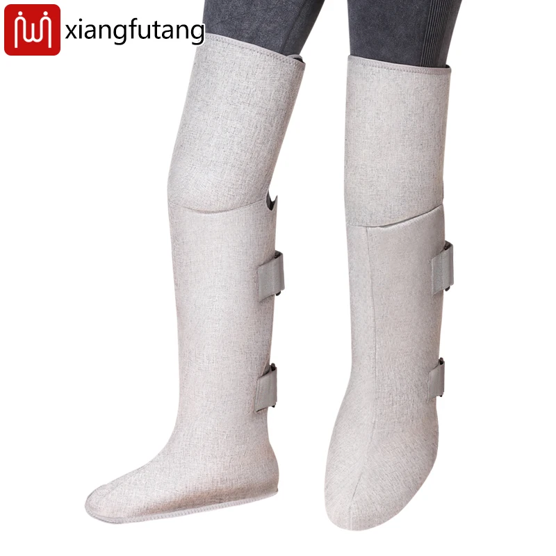 الضوء الأحمر الكى التدفئة الأحذية الساخنة ضغط العلاج الطبيعي الباردة الساق المفاصل الكاحل الدفء الاهتزاز تدليك-العلاج العناية بالساق