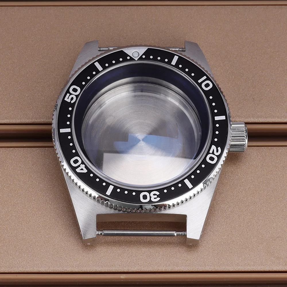 

Корпус мужских часов Diver 40 мм, пузырьковое сапфировое стекло для Mod 62MAS Seiko NH35 NH36 NH38 NH34, автоматический механизм, циферблат 28,5 мм