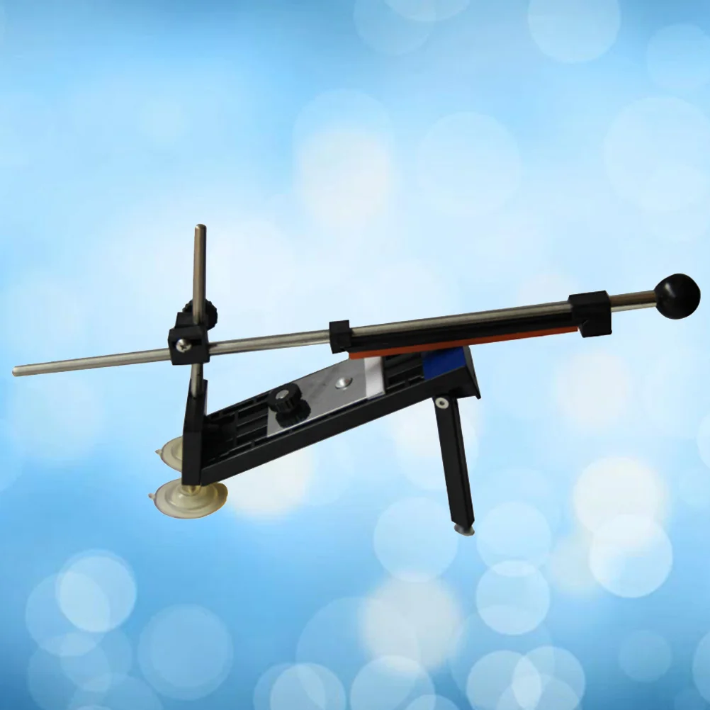 Kit de afilador de ángulo fijo para cocina 180 #   400 #   800 #   1500 #   Afilador de cuchillos de acero inoxidable con ángulo de fijación