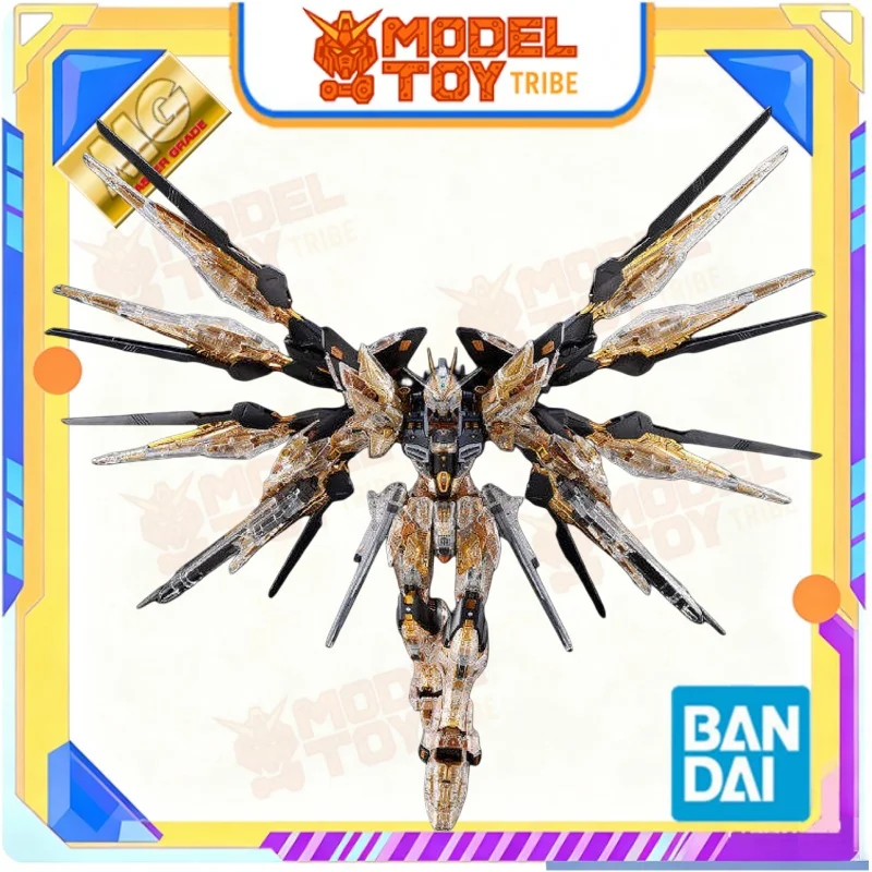 In-Stock Japan Bandai Original Anime MGEX 1/100 STRIKE FREEDOM GUNDAM [MECHANICAL CLEAR] Model Kit Model Toy Collectible Gift