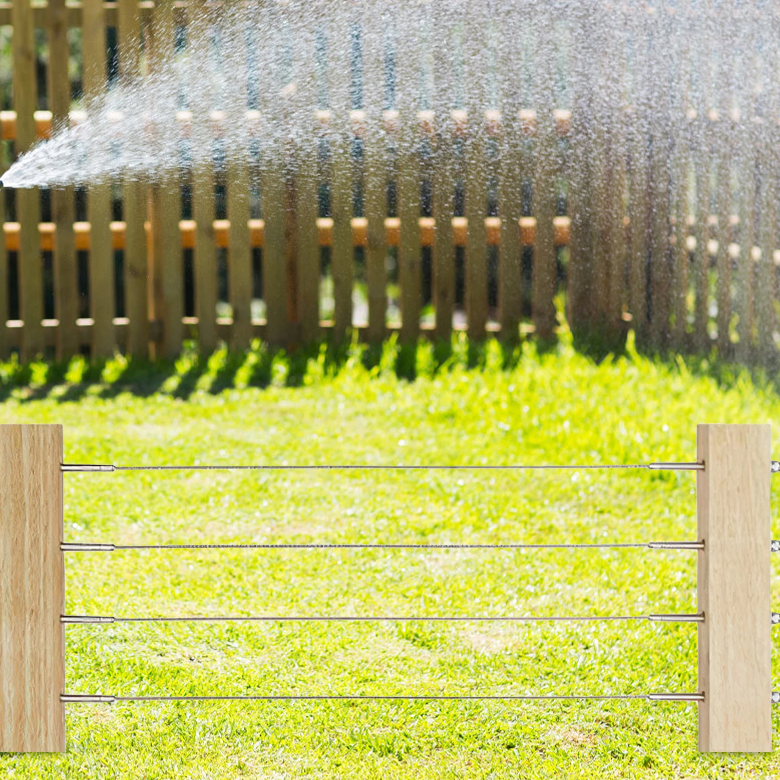 

8Pcs Steel Cable Railing Tensioners Heavy Duty Stainless Lag Screws Deck Stair Railing Kit Cable System Outdoor Indoor