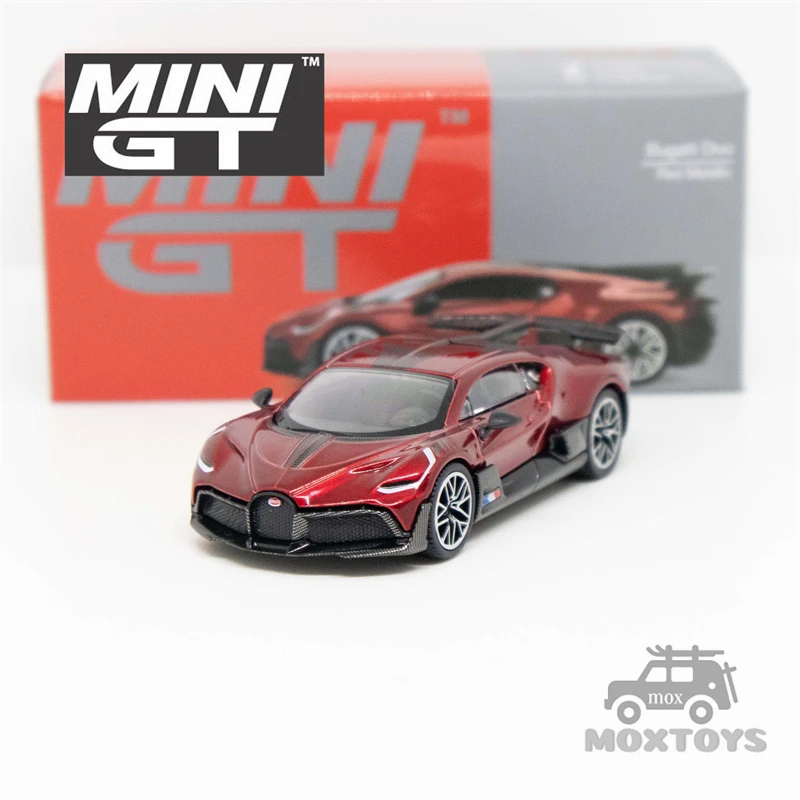 

Мини GT 1:64 Bugatti Divo красный металлик LHD литая модель автомобиля