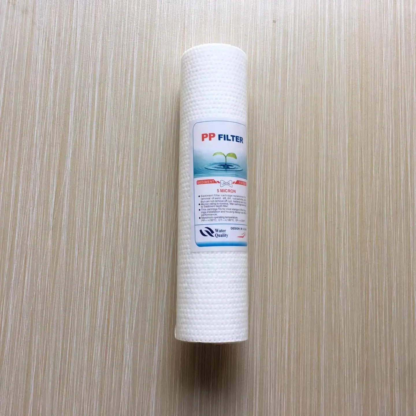 10 Inch PP Melt-Blown Sediment Filter Cartridge 1 5 Micron for RO Water Purifier 1-5 Pcs