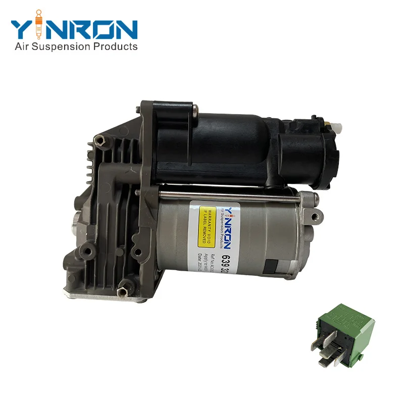 YINRON Auto Parts For Mercedes Benz VITO W639 Airmatic Suspension Compressor Pump With Relay 6393200204