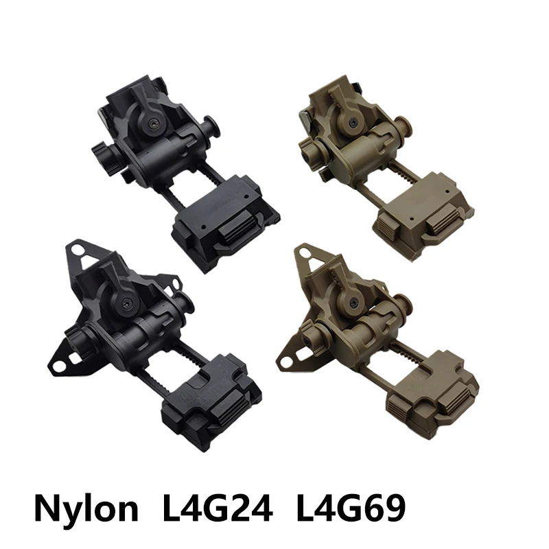 L4G24 L4G26NVG Mount Bracket Holder Foldable Night Vision Goggles Mount Helmet Stent Nylon Helmet Mount for PVS15 PVS18 PGPNVG18