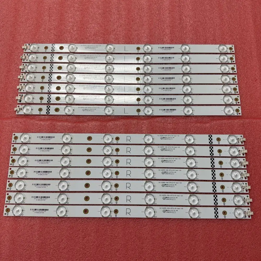 LED Backlight Strip for VIZIO 43 GJ-D2P5-430-D712-L-test-V3 M43-C1 TPT430H3-QVN01.U T430QVN01.0