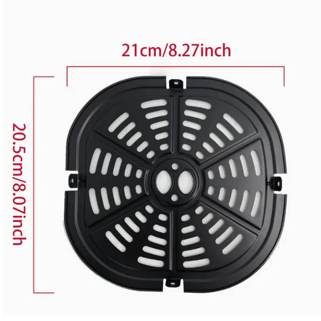 Bandeja para grelhar fritadeira a ar, fácil de limpar, grelha para fritadeira a ar