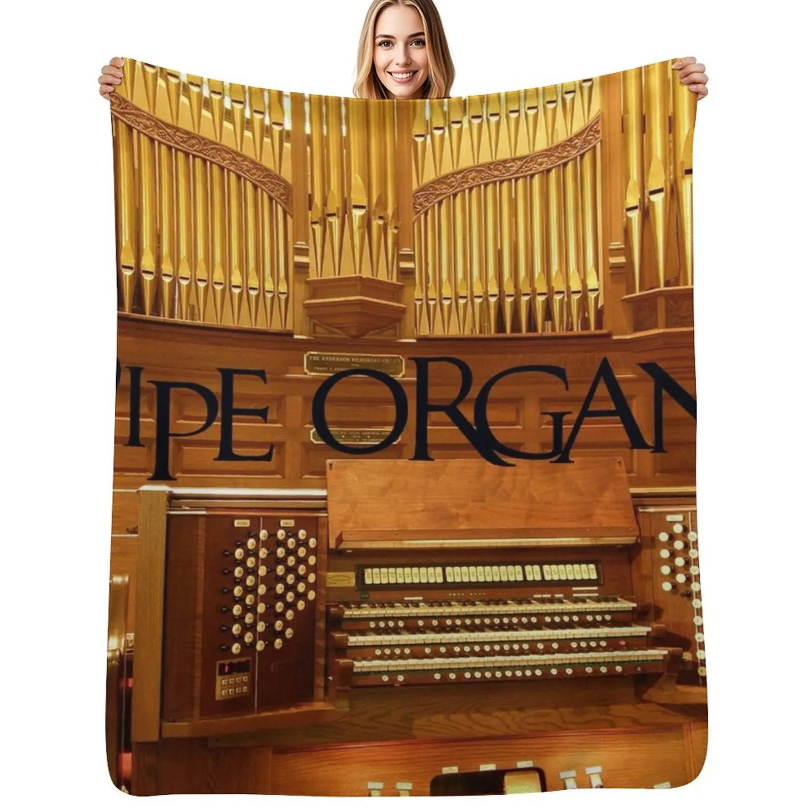 Big Pipe Organ Throw Blanket Flannel Soft Big Giant Sofa Sofa Throw Softest Fashion Sofas Blankets