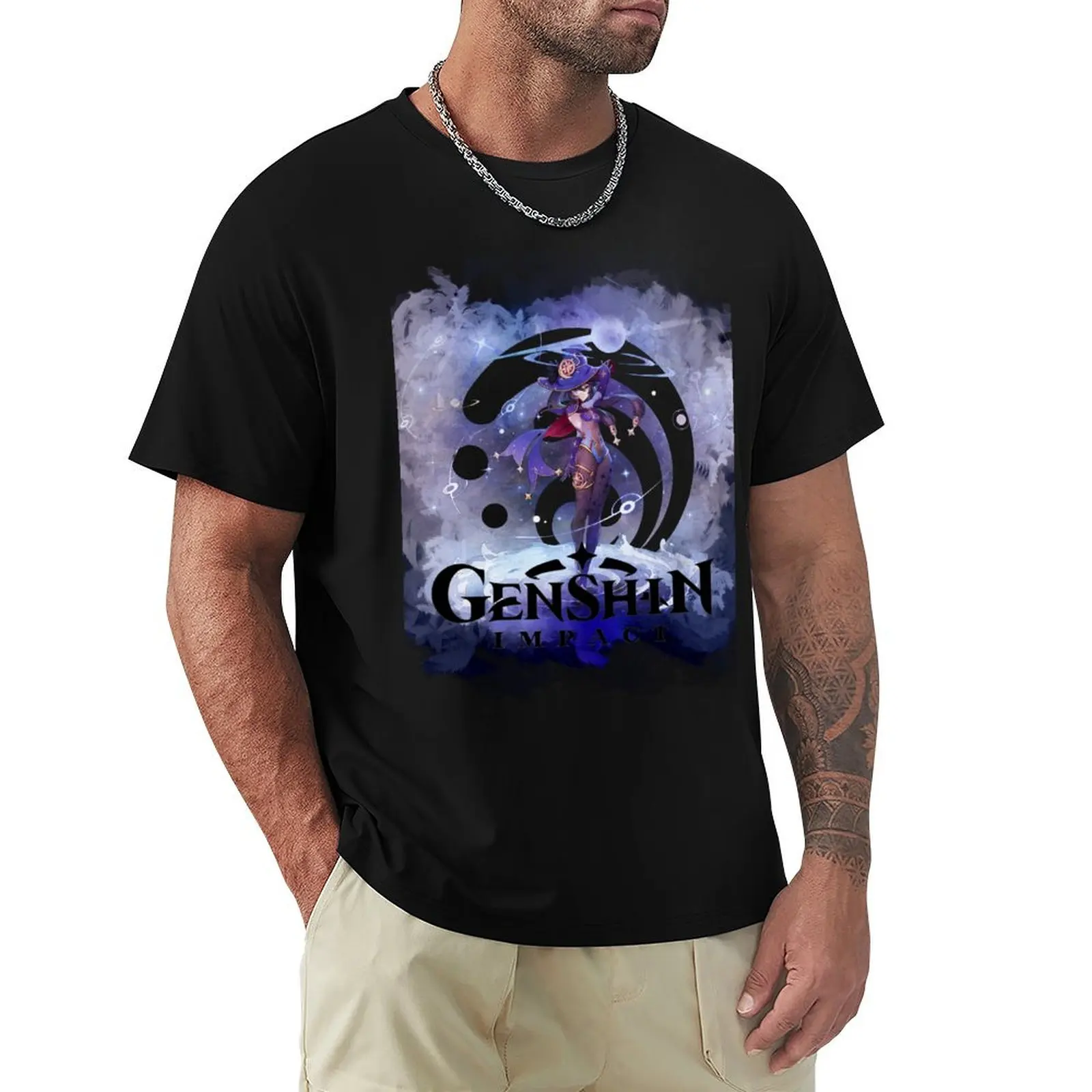 Watercolor Mona T-Shirt Lightweight Print T-Shirt