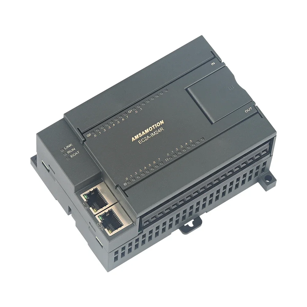 EC2A-IM24R EtherNet Remote IO ProfiBus Module Support EtherNet/IP Protocol 14I 10O 2 Ethernet Ports EC2A-IM24TP