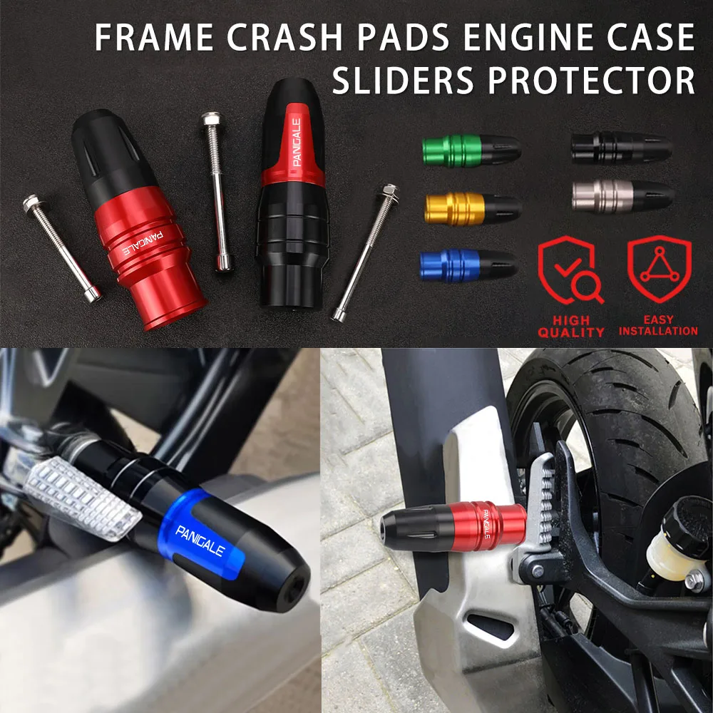 Frame Exhaust Sliders Anti Crash Pad Protector FOR Ducati SUPERBIKE 1199 899 955 955 Panigale R/S V2 V4 Falling Protection ALL