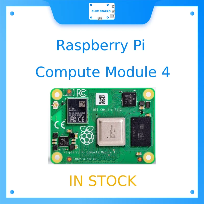 

CM4 Raspberry Pi Compute Module 4, In A Compact Form Factor, No WIFI Module, Options For RAM / EMMC