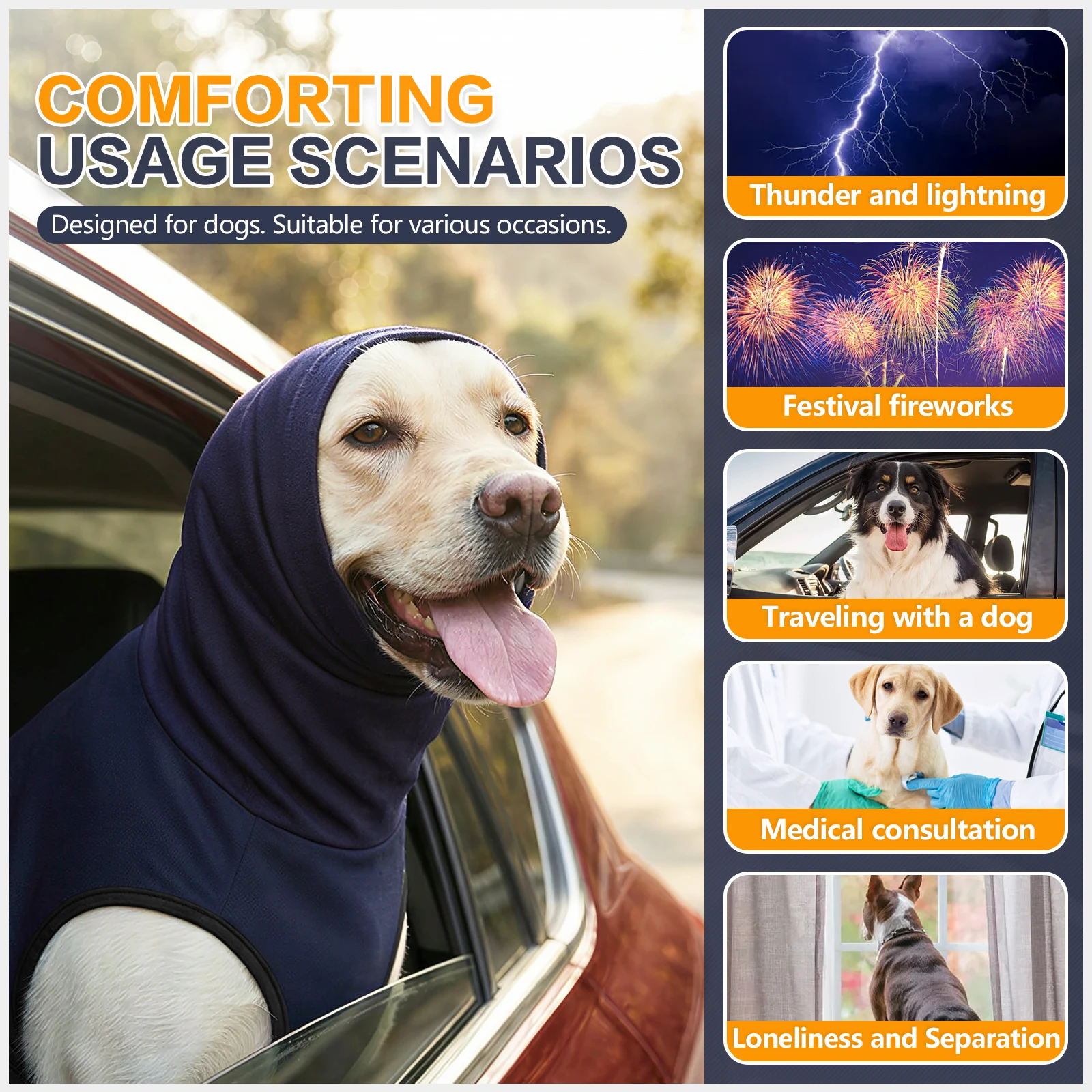 Rompi Anjing Musim Dingin Hang - Neck Gaiter Fleece ulasan dan harga
