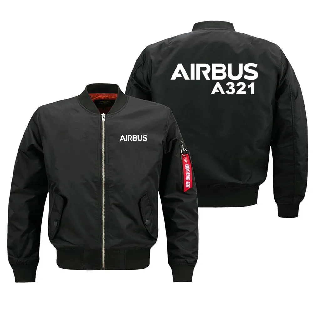 

Outdoor Military Aviation Flight Airbus A321 Pilots Ma1 Bomber Men Jacket Coats Streetwear Man Casual Baseball Jacket