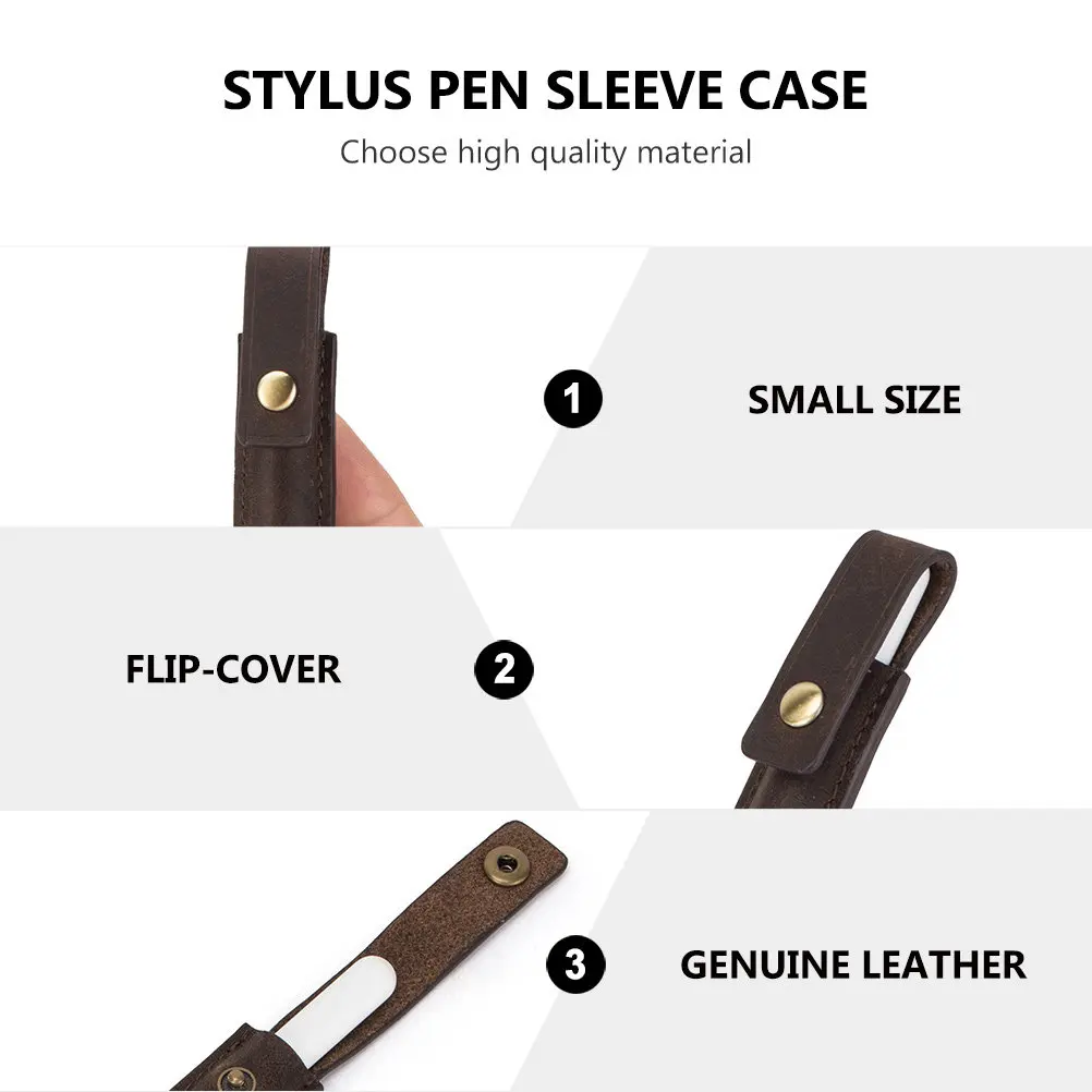 Premium Stylus Pen Holder Pouch Compatible with Apple Pencil 2 Lightweight Retro Style Digital Pencil Storage