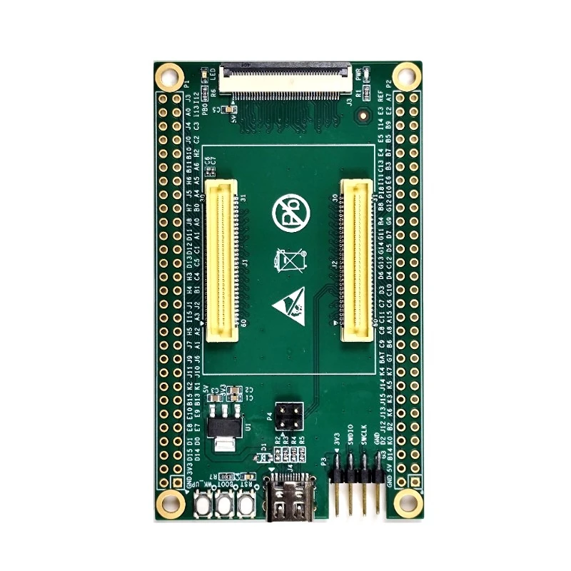 STM32H743 STM32H743XIH6 أو STM32H750 STM32H750XBH6 لوحة تطوير مع SDRAM وفلاش مزدوج #2