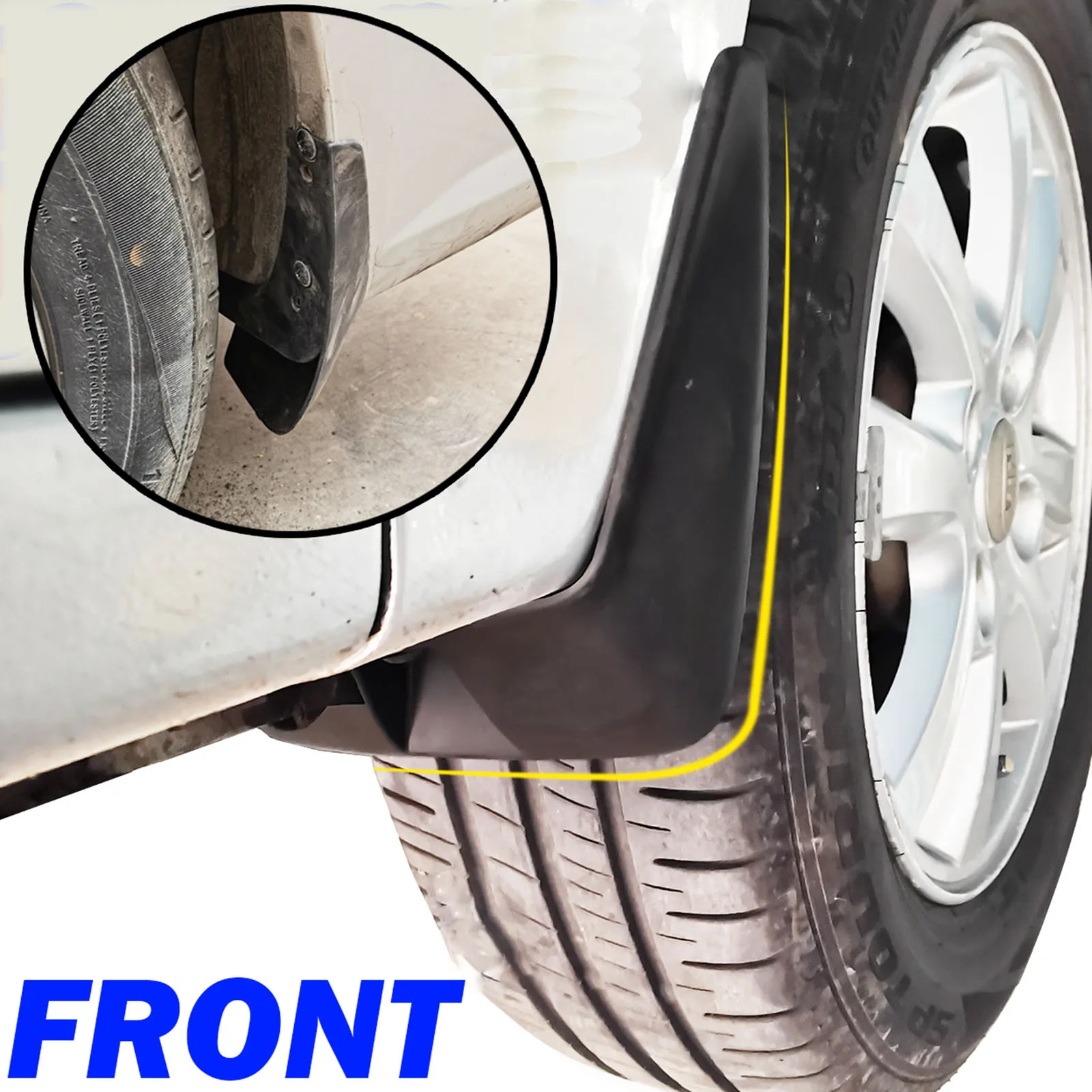 4X For KIA LD CERATO Spectra 4dr Sedan 2007 2008 2009 Car Mud Flaps splash guards mudguards fender dust Front Rear Styling