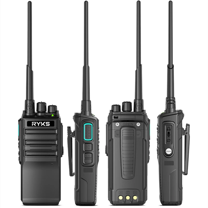 Alta potência profissional Walkie Talkie, Rádio Presunto de Longo Alcance, Transceptor bidirecional, 10W