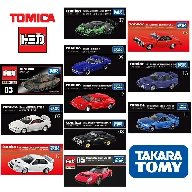 Takara Tomy Tomica Premium TP Scale Honda Nissan Alloy Car Model Reproduction Series Children Christmas Gift Boys and Girls Toys