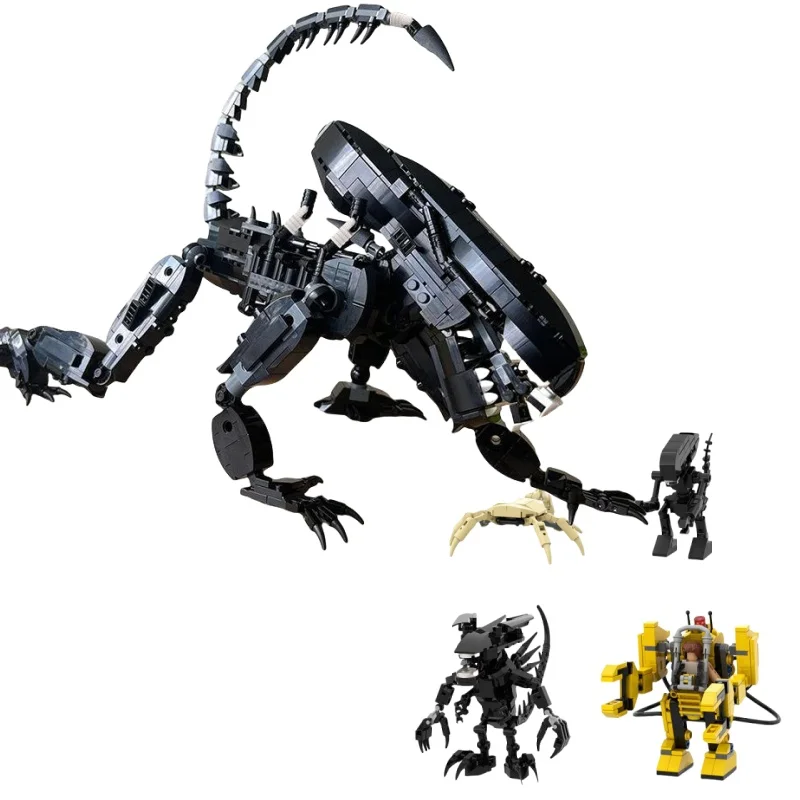 

Hot Movie Alien Monster Building Blocks Model Alien Monster DIY Bricks Assembly Toys Kids Creative Toys Fans Kids Birthday Gifts