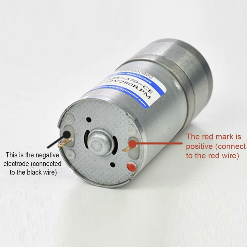 12V DC Motor 12V Geared Motor Automation Projects Clockwise Or Counterclockwise Rated Torque for cw Or Rotation