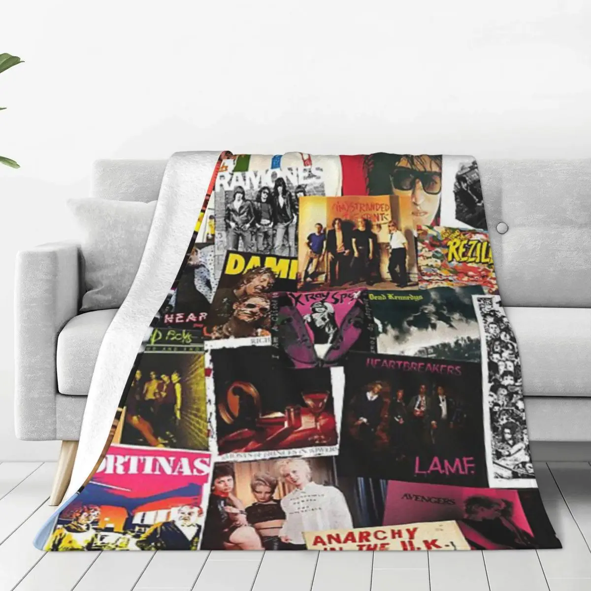 

70s Punk Rock Music blankets Warm Flange blankets Soft and comfortable blanket picnic blanket birthday gift