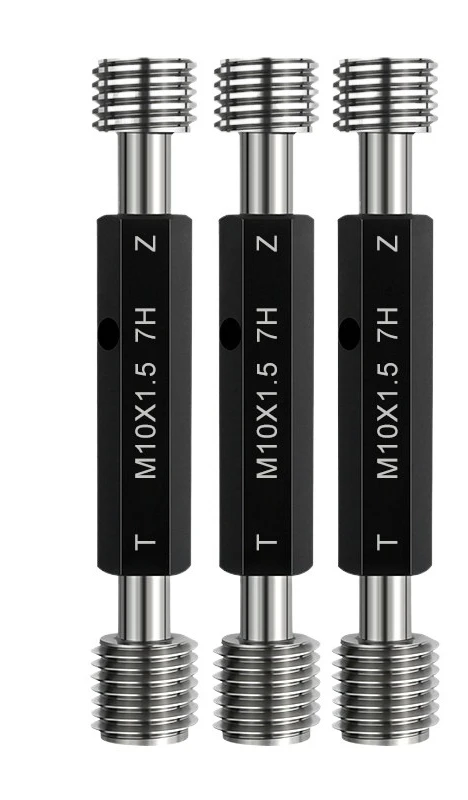 M1-M46 7H Thread Plug Gauge 1SET (1 * GO + 1 * NOGO) customized M1 M1.2 M1.4 M1.6 M1.8 M2 M3 M4 M5 M6 M7 M8  M10 M11 M12 M13