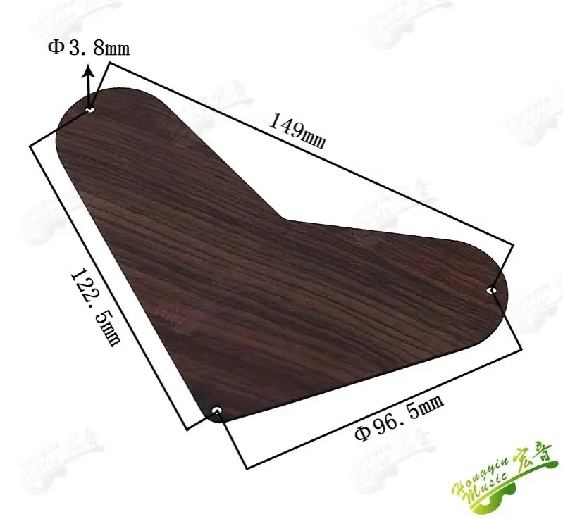 Electric Guitar Back Cover Guard Plate Protective Shell Circuit Guard Single Board Cover for Guitar Accessories