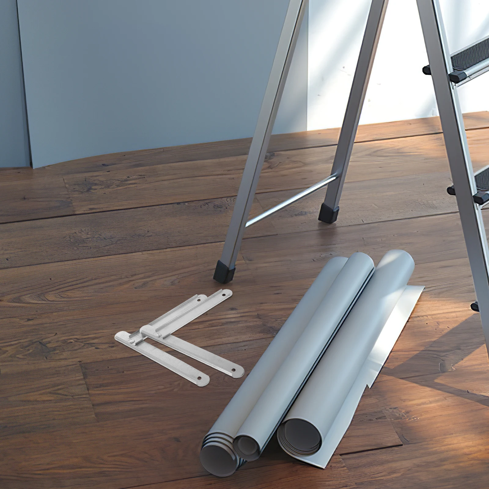 2 قطعة أجزاء سلم قابلة للطي المفصلي دعم قضبان العلية استبدال مفصلات الثقيلة تمديد الألومنيوم #4