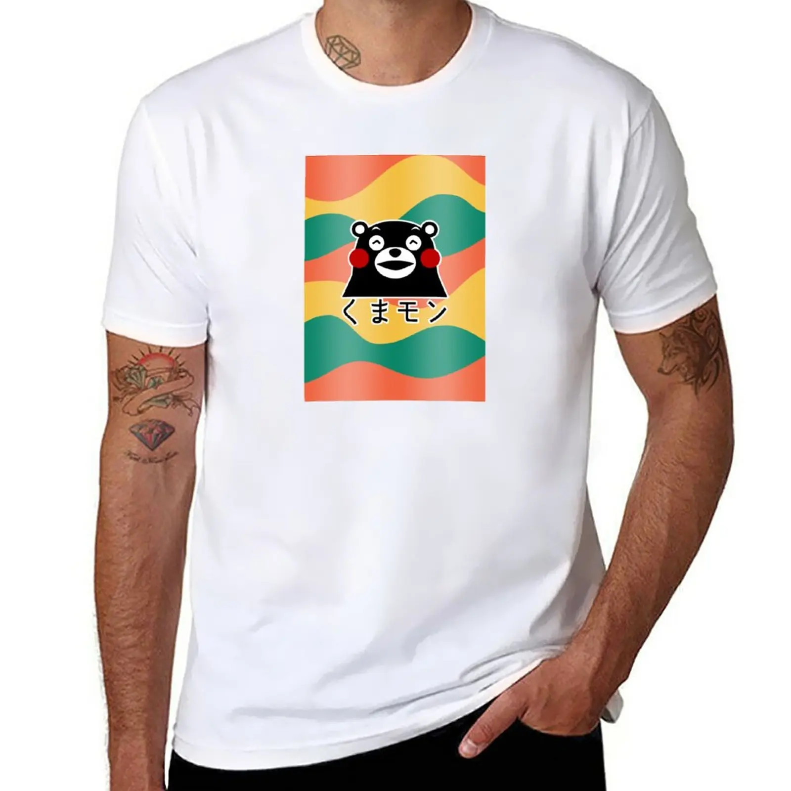 New Kumamon Citrus Colors T-Shirt boys animal print shirt T-shirt for a boy anime men t shirt