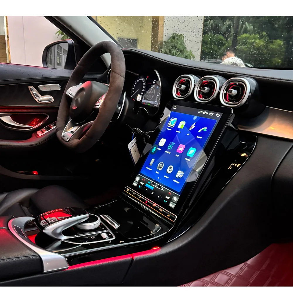 

12,1 ''для Mercedes Benz GLC 2016-2022 автомобильный радиоприемник стерео Android авто экран мультимедийный видеоплеер Carplay монитор