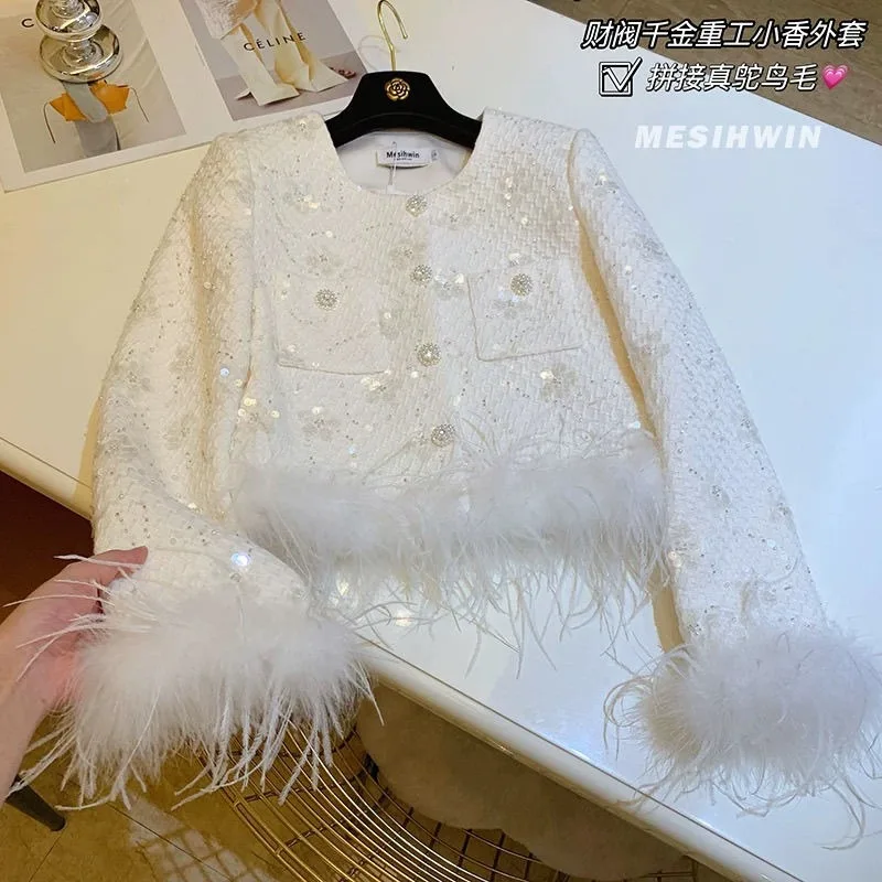 تتميز سترة عصرية للنساء تتميز ببطانة داخلية فريدة من نوعها وجميلة للغاية وبطانة داخلية جديدة لخريف وشتاء #2