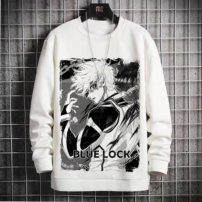 

Anime Game Blue Prison Crewneck Sweatshirt Merchandise Thousand Cut Of Cleansing Leopard Hornet Le Hui Fleece Lined 2D Pain Clo