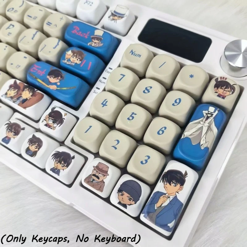

Conan Deduction Anime Theme Keycaps for Mechanical Keyboard 129 Keys MOA/CHERRY Height Keycap Set Anime Merchandise Collection