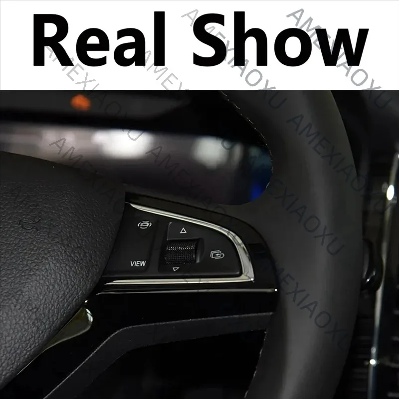 

AMEXIAOXU 4X Многофункциональная накладка на кнопки переключения на руле для Skoda Octavia 3 A7 Superb 3V Fabia Mk3 Kodiaq