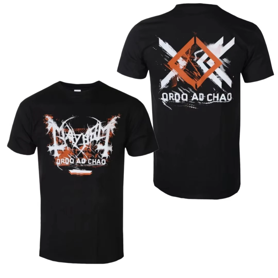 2026 Neues MAYHEM - LEGION NORGE T-Shirt mit Musterdruck - T-Shirt für extreme Metal-Enthusiasten und Sammler, Herren – Detail 6