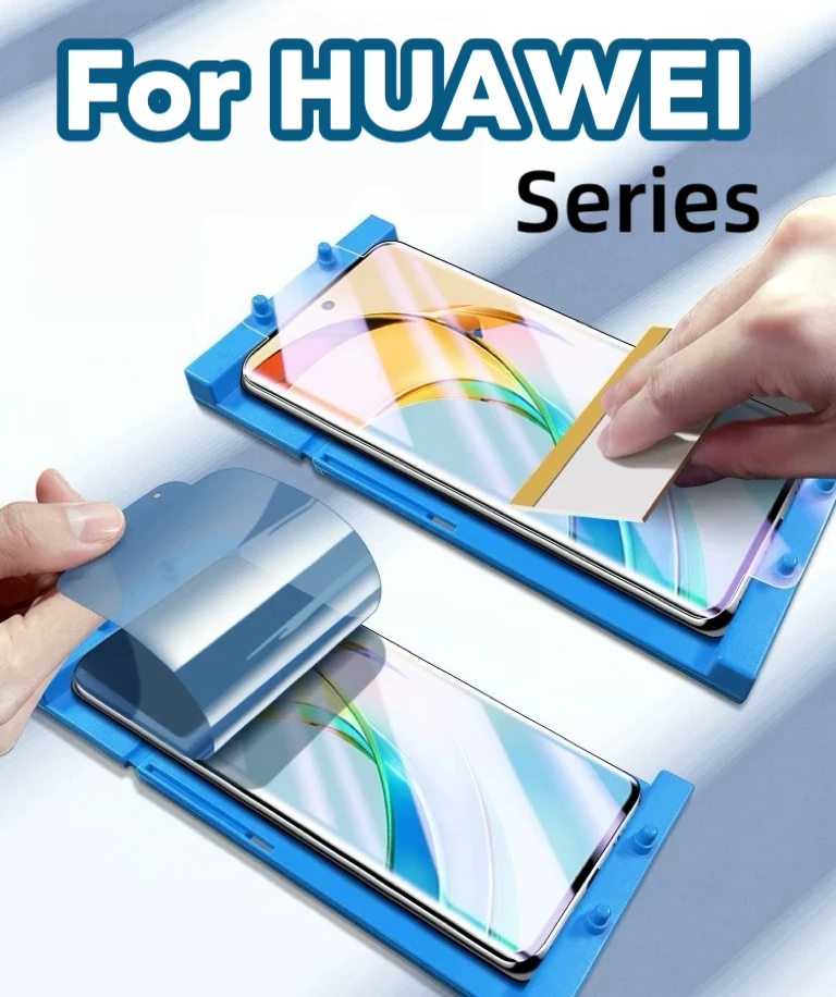 Para Huawei Protector de pantalla de película cerámica para Pura 80 70 P60 P50 P40 P30 Mate 70 60 50 40 Nova 9 10 11Ultra Pro Plus No Tem