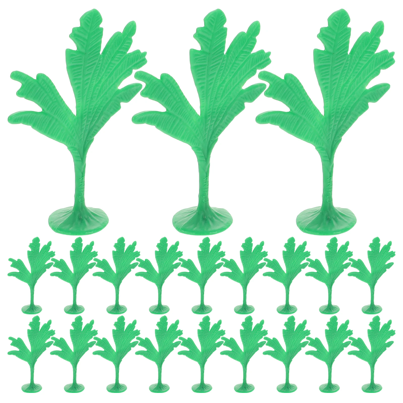 50 Pcs 마이크로 풍경 나무 장난감 Diy 모델 식물 인공 모래 테이블 나무 기차 건축 모델