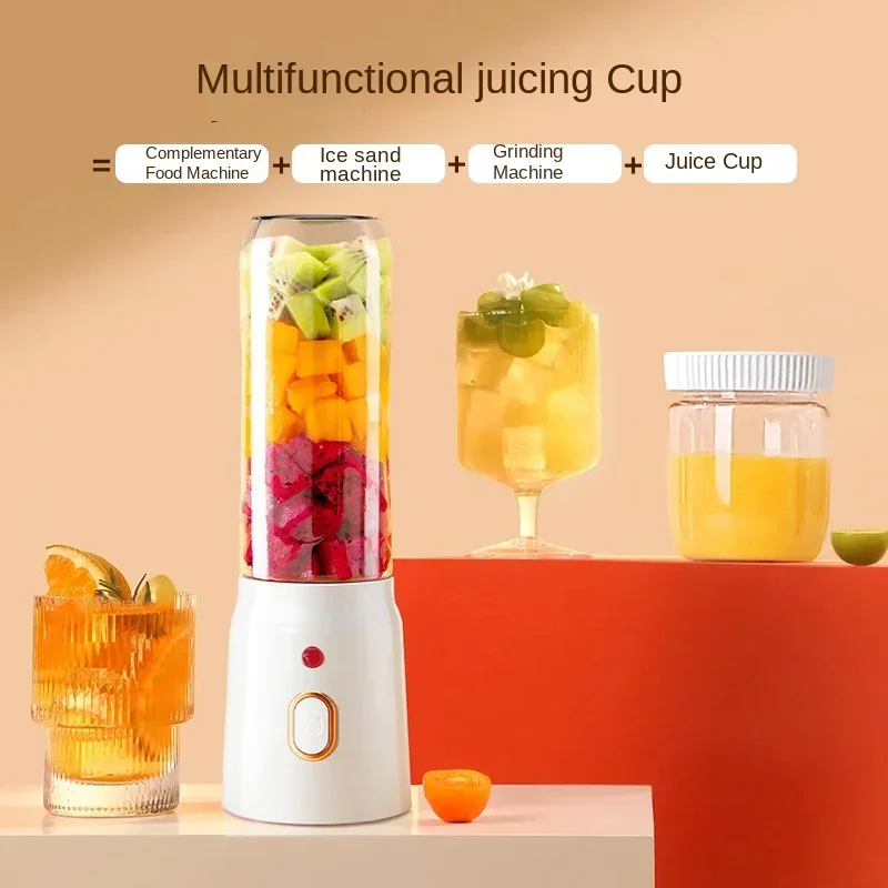 Portable Kitchen Blender Wireless  Fruit Juicer Machine  Orange Ice Crushing 10 Blades Auxiliary Food Machine Mixer