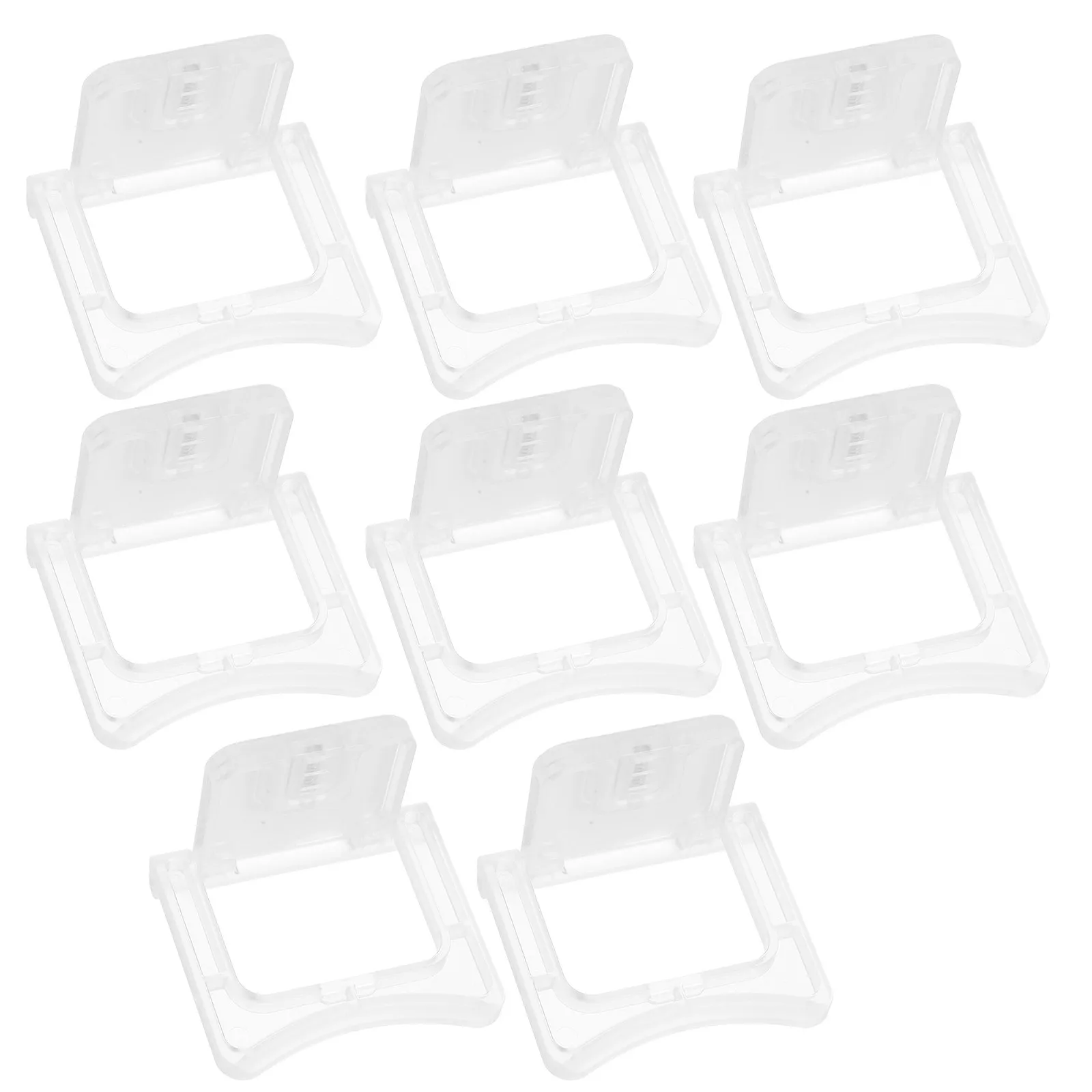 8Pcs Cabinet Safety Locks Sliding Door Proof Locks for Sliding Glass Door Windows Drawer Safety Lock