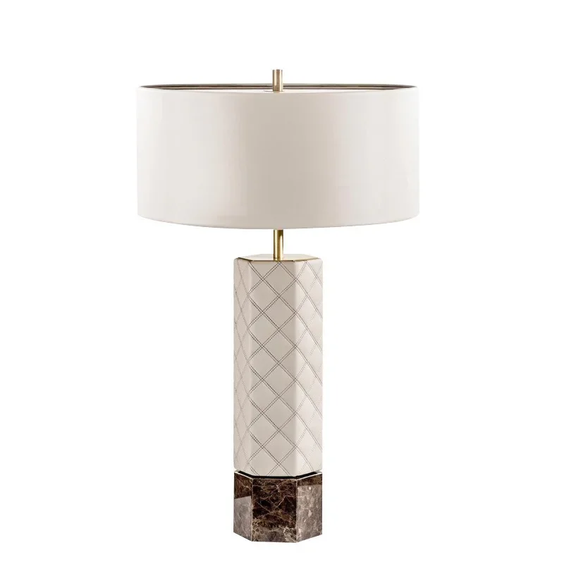 Modern Leather Model House Sales Department Villa Clubhouse Living Room Study Bedroom Bedside Light