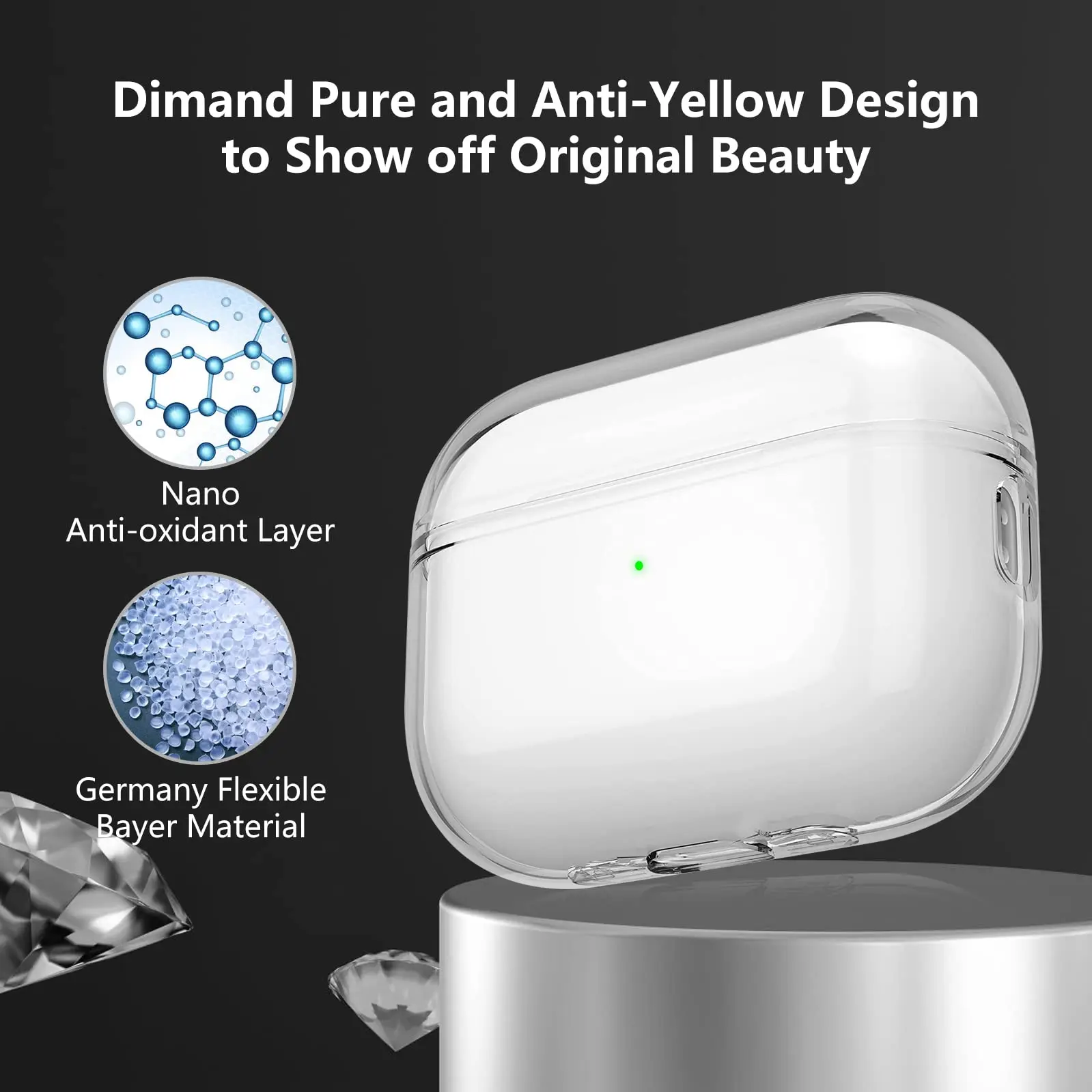 airpod pro 3 حافظة 2025 سماعة لاسلكية تعمل بالبلوتوث حقيبة سماعة الاذن مع الحبل سماعة اكسسوارات ل Airpods Pro 3 أغطية حماية