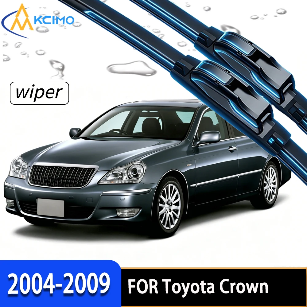 

Premium Front Windscreen Wiper Blades with Durable Rubber, All-Weather Stable Performance for Toyota Crown Majesta 2004-2009